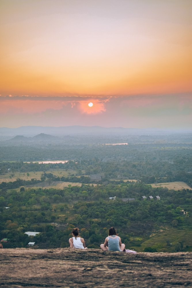 pidurangala rock sunrise
